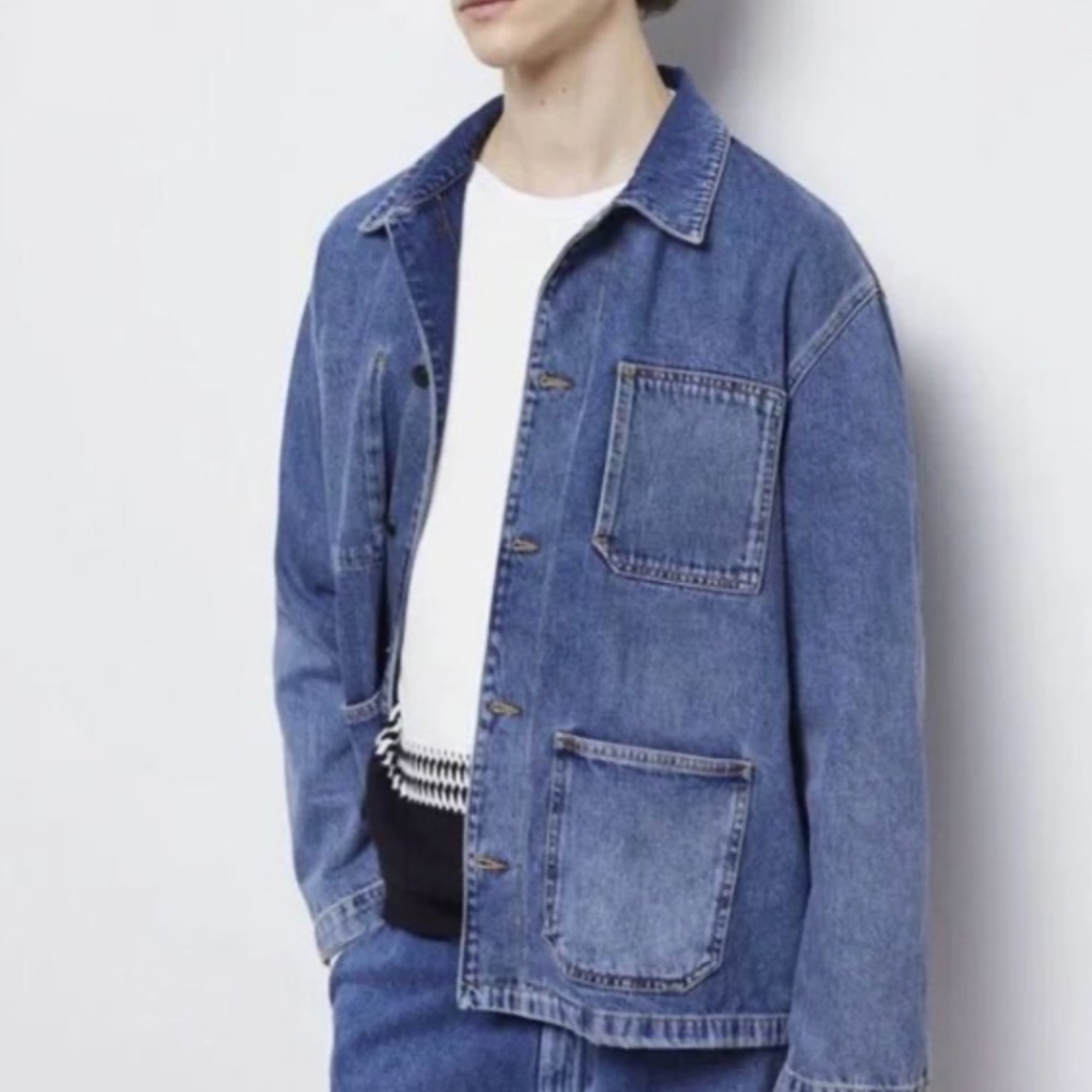 The Kooples Workwear Denim Jacket